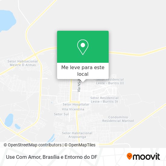Use Com Amor mapa
