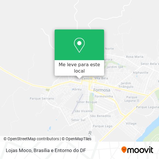 Lojas Moco mapa