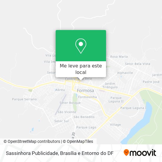 Sassinhora Publicidade mapa