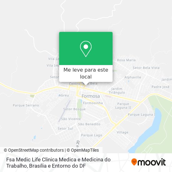 Fsa Medic Life Clinica Medica e Medicina do Trabalho mapa