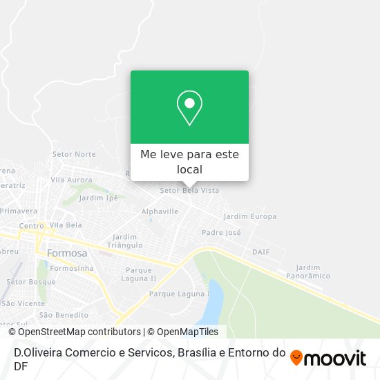 D.Oliveira Comercio e Servicos mapa