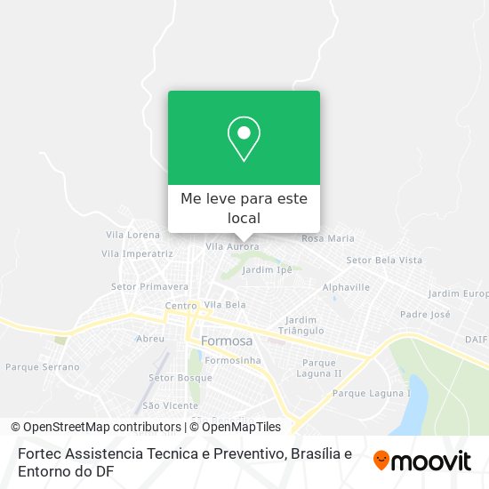 Fortec Assistencia Tecnica e Preventivo mapa