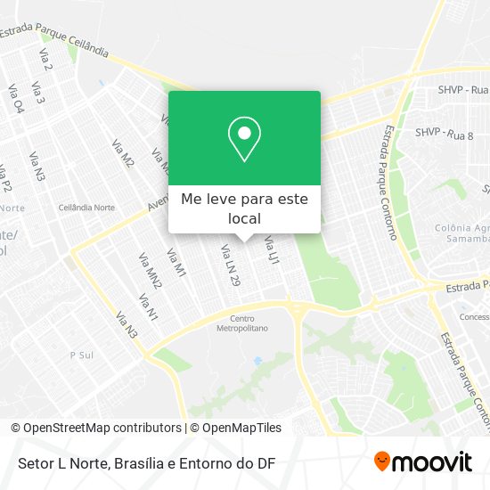 Setor L Norte mapa