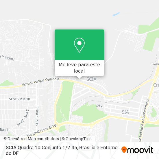 SCIA Quadra 10 Conjunto 1/2 45 mapa