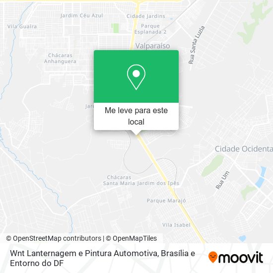 Wnt Lanternagem e Pintura Automotiva mapa