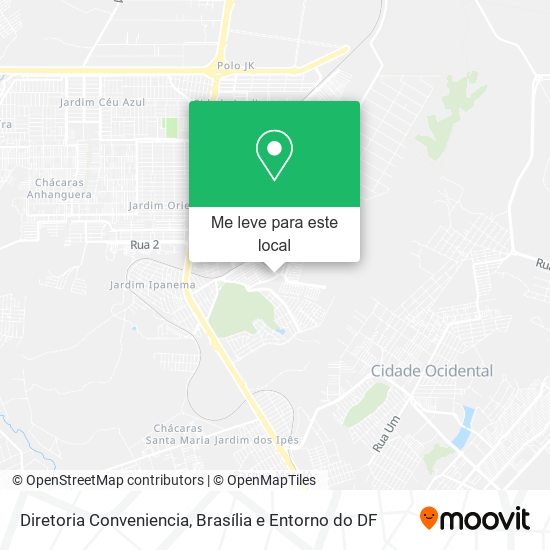 Diretoria Conveniencia mapa