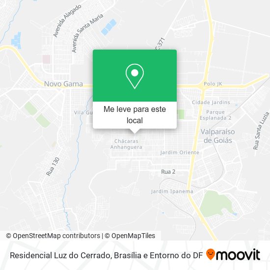 Residencial Luz do Cerrado mapa