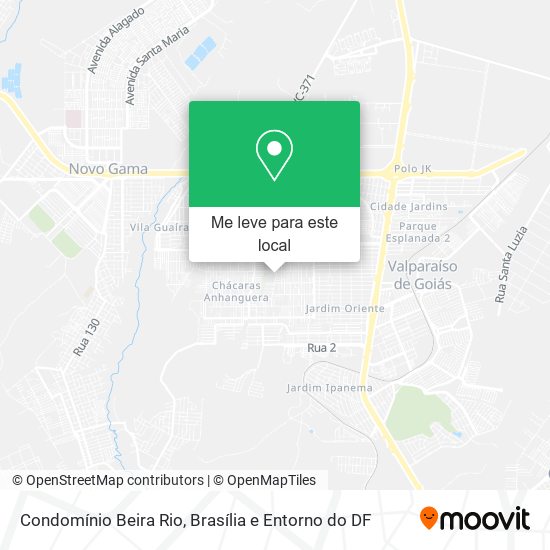 Condomínio Beira Rio mapa