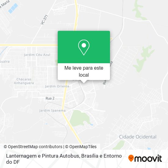Lanternagem e Pintura Autobus mapa