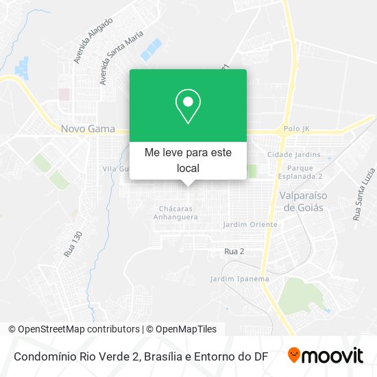 Condomínio Rio Verde 2 mapa