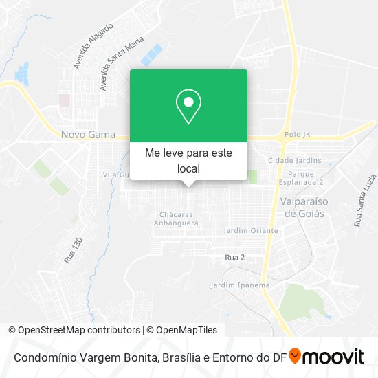 Condomínio Vargem Bonita mapa