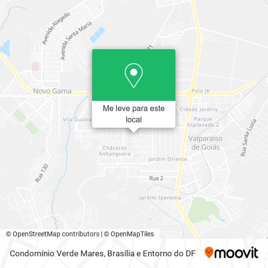 Condomínio Verde Mares mapa