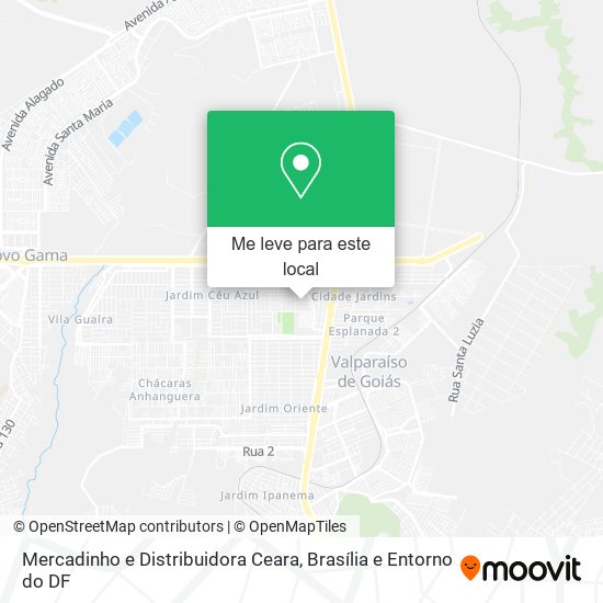 Mercadinho e Distribuidora Ceara mapa