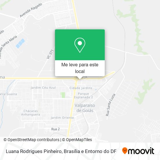 Luana Rodrigues Pinheiro mapa
