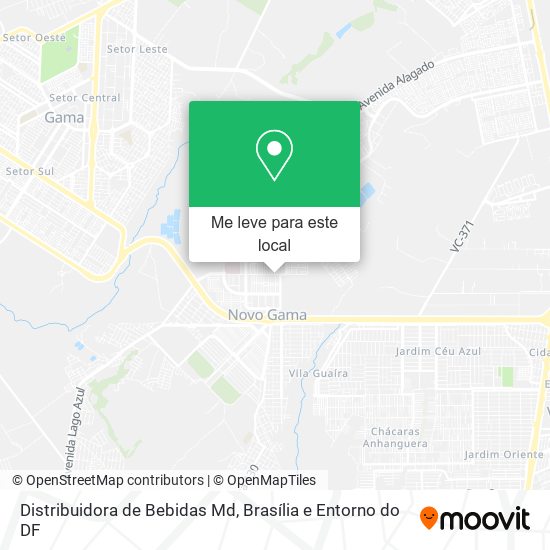 Distribuidora de Bebidas Md mapa