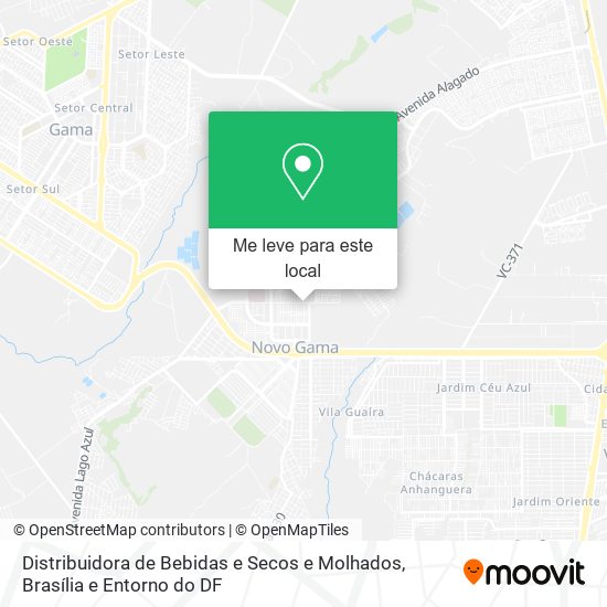 Distribuidora de Bebidas e Secos e Molhados mapa