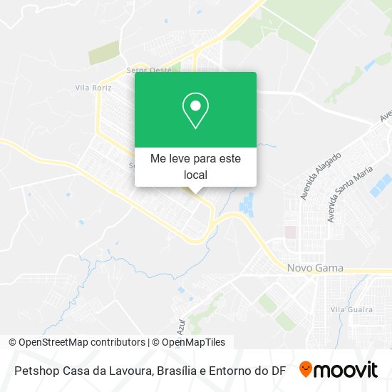 Petshop Casa da Lavoura mapa