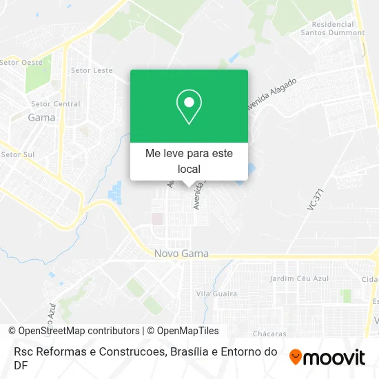 Rsc Reformas e Construcoes mapa