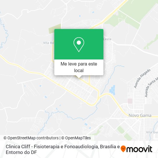 Clinica Cliff - Fisioterapia e Fonoaudiologia mapa