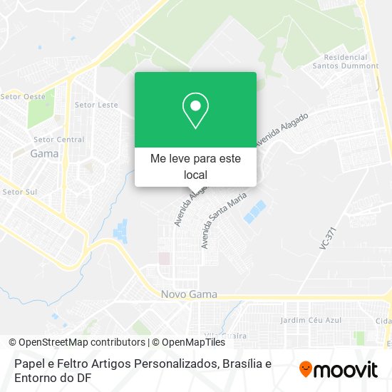 Papel e Feltro Artigos Personalizados mapa