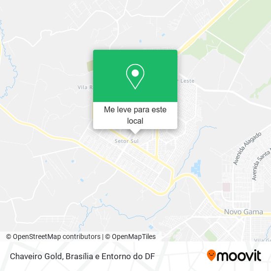 Chaveiro Gold mapa