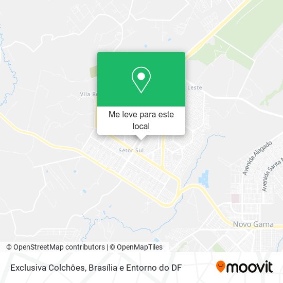 Exclusiva Colchôes mapa