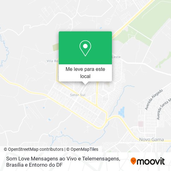 Som Love Mensagens ao Vivo e Telemensagens mapa