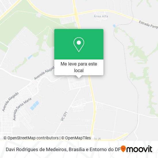 Davi Rodrigues de Medeiros mapa