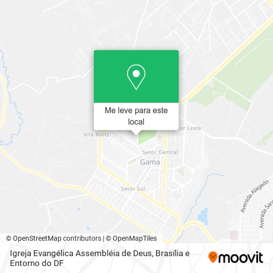 Igreja Evangélica Assembléia de Deus mapa