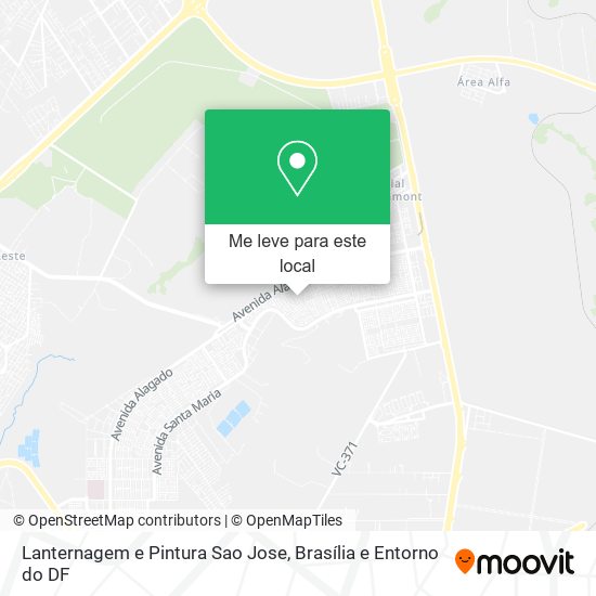 Lanternagem e Pintura Sao Jose mapa