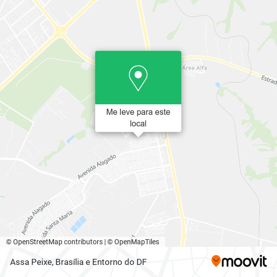 Assa Peixe mapa