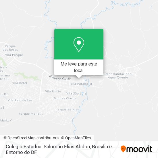 Colégio Estadual Salomão Elias Abdon mapa