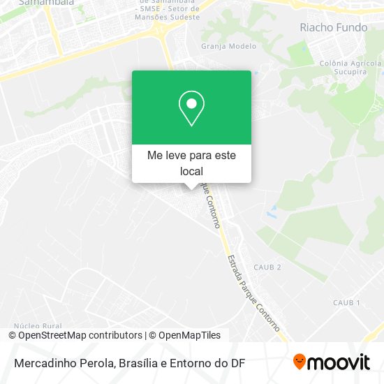 Mercadinho Perola mapa