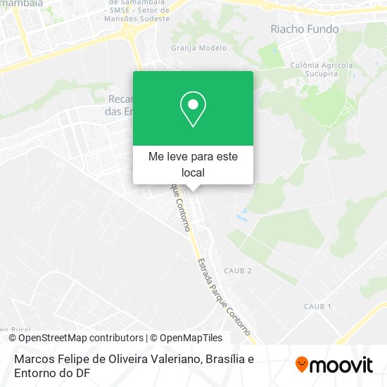 Marcos Felipe de Oliveira Valeriano mapa