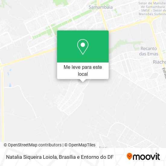 Natalia Siqueira Loiola mapa