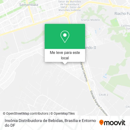 Insônia Distribuidora de Bebidas mapa