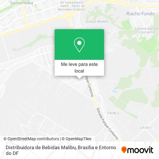 Distribuidora de Bebidas Malibu mapa