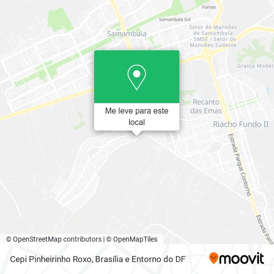 Cepi Pinheirinho Roxo mapa