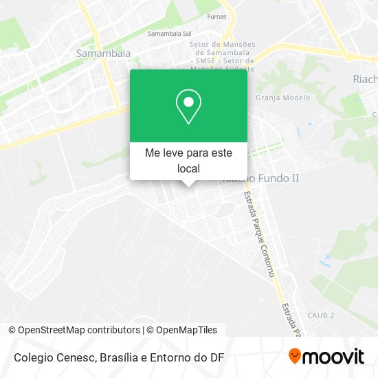 Colegio Cenesc mapa