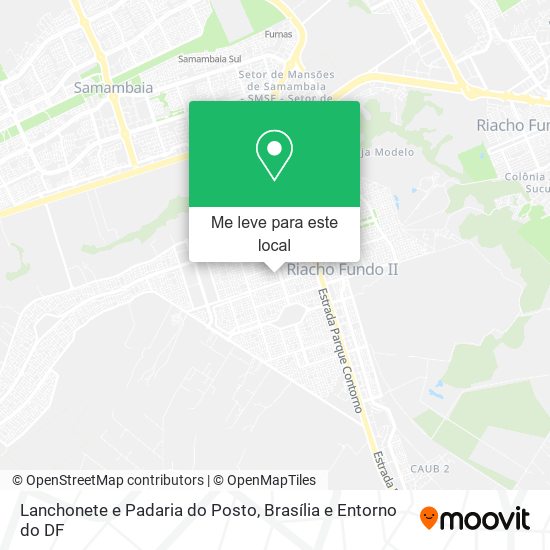 Lanchonete e Padaria do Posto mapa