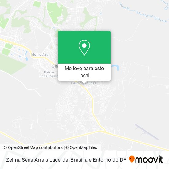 Zelma Sena Arrais Lacerda mapa