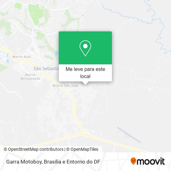 Garra Motoboy mapa