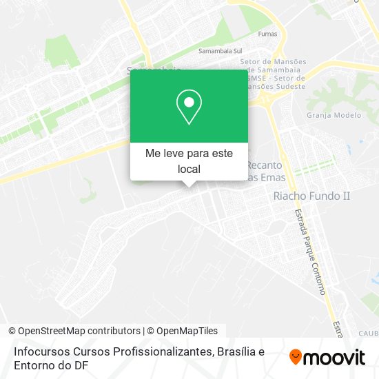 Infocursos Cursos Profissionalizantes mapa