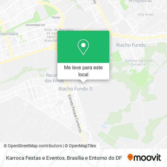 Karroca Festas e Eventos mapa