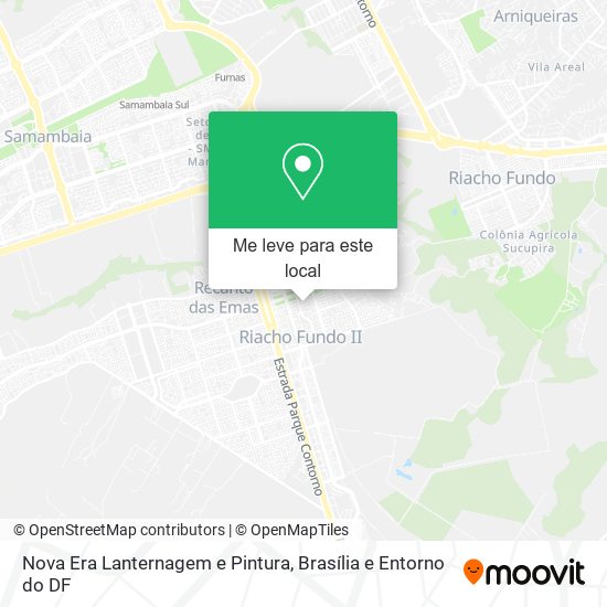 Nova Era Lanternagem e Pintura mapa