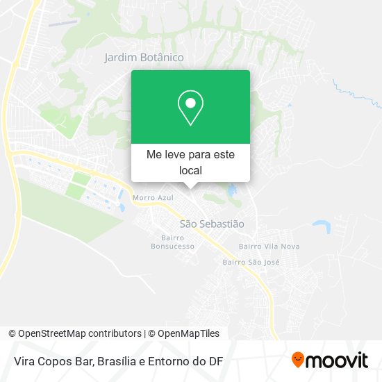 Vira Copos Bar mapa