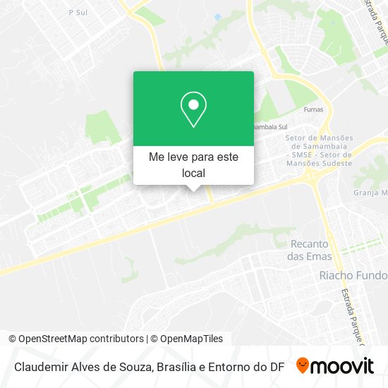 Claudemir Alves de Souza mapa