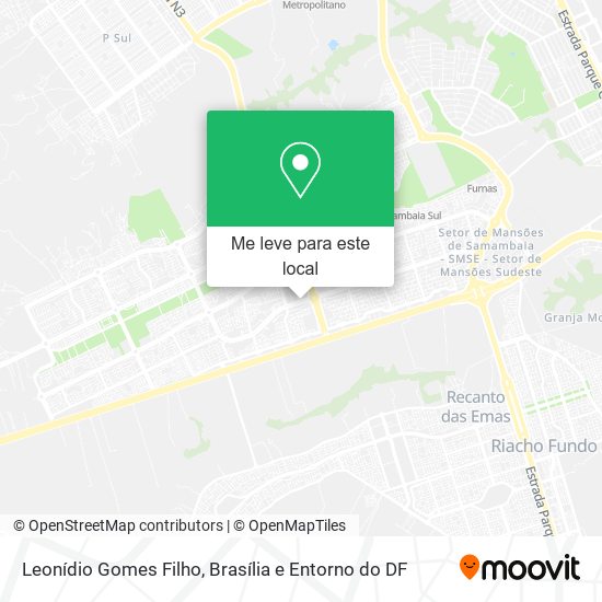 Leonídio Gomes Filho mapa