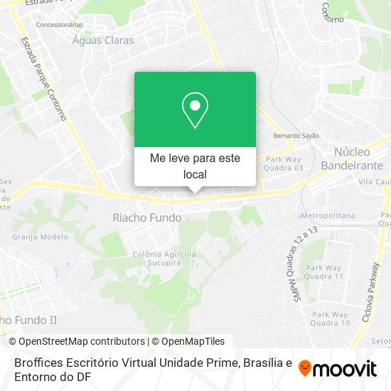Broffices Escritório Virtual Unidade Prime mapa