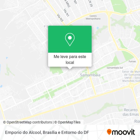 Emporio do Alcool mapa